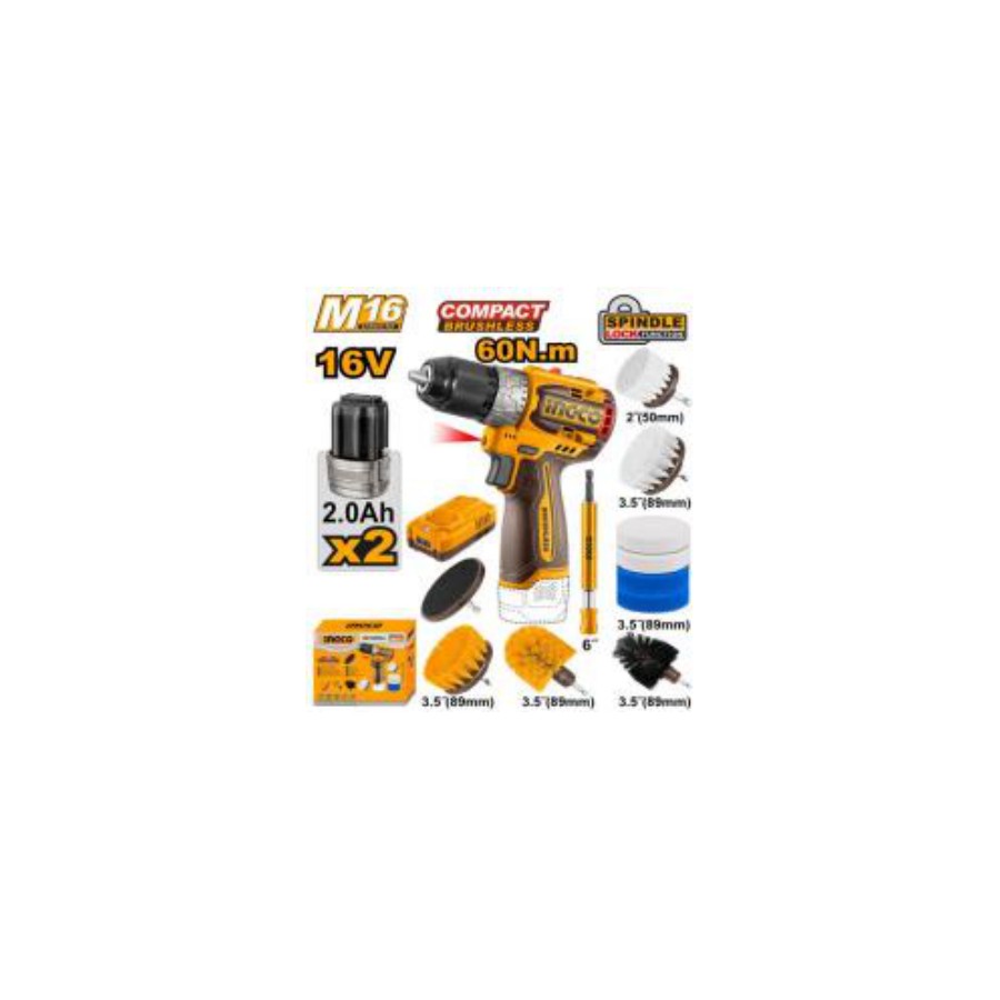 INGCO Compact brushless cordless drill