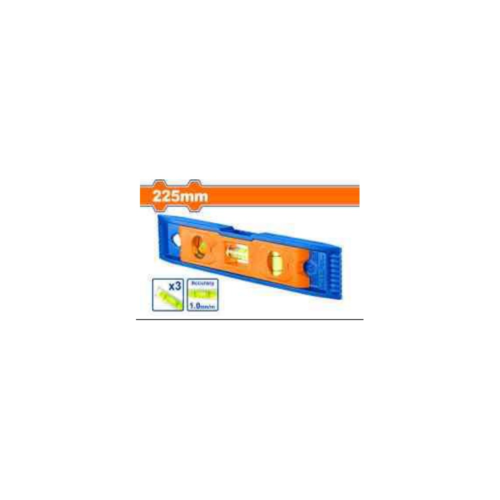 WADFOW Mini Spirit Level 225mm 3-Vial