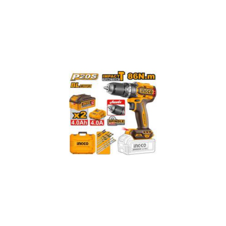 INGCO Brushless cordless impact drill