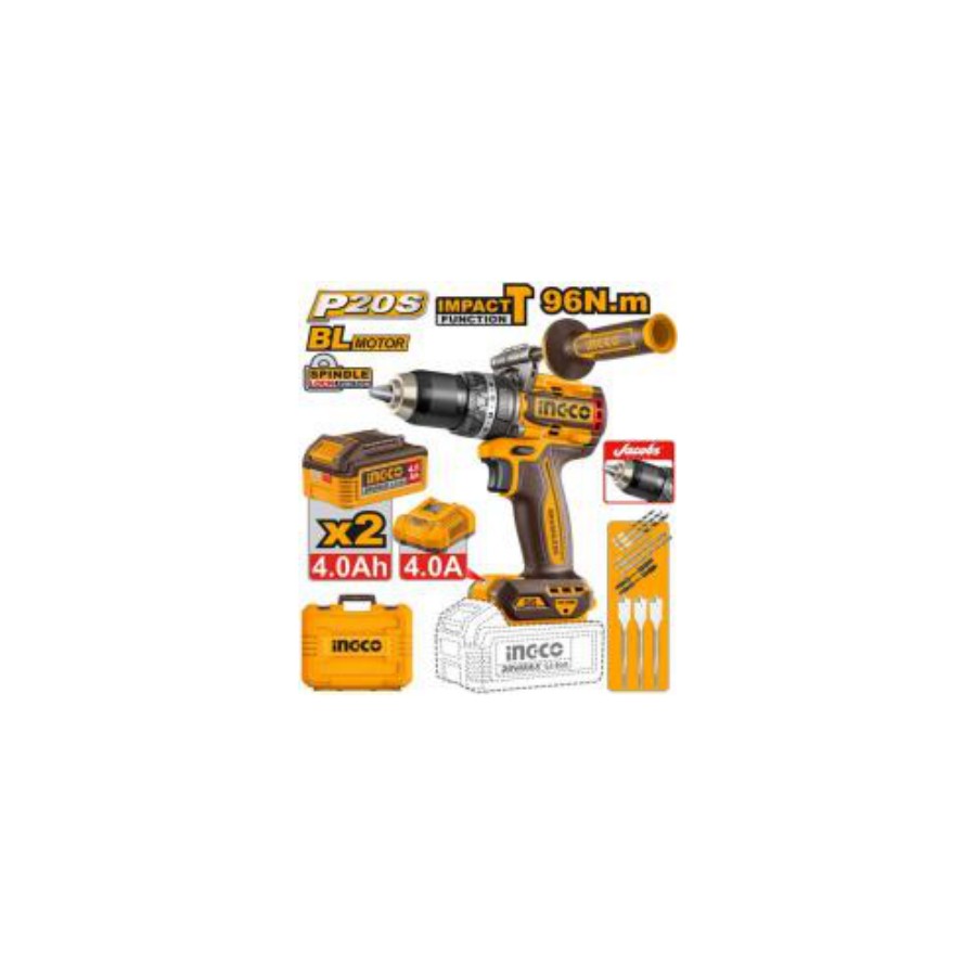 INGCO Brushless cordless impact drill