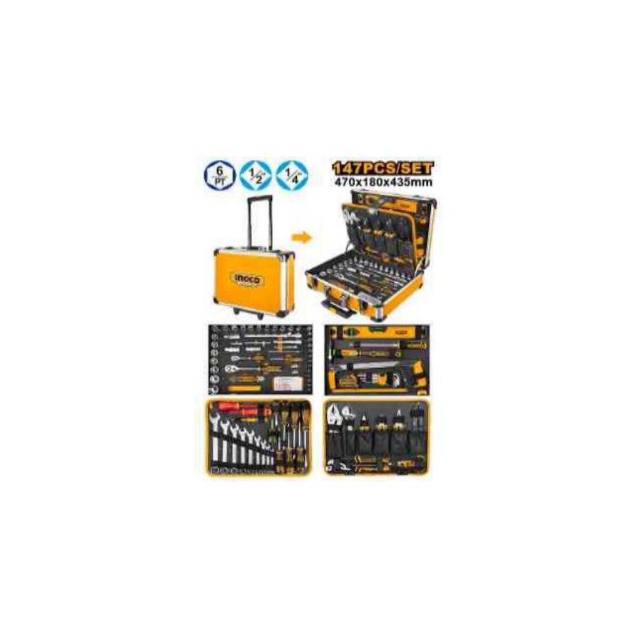 INGCO 147 Pcs handtools set