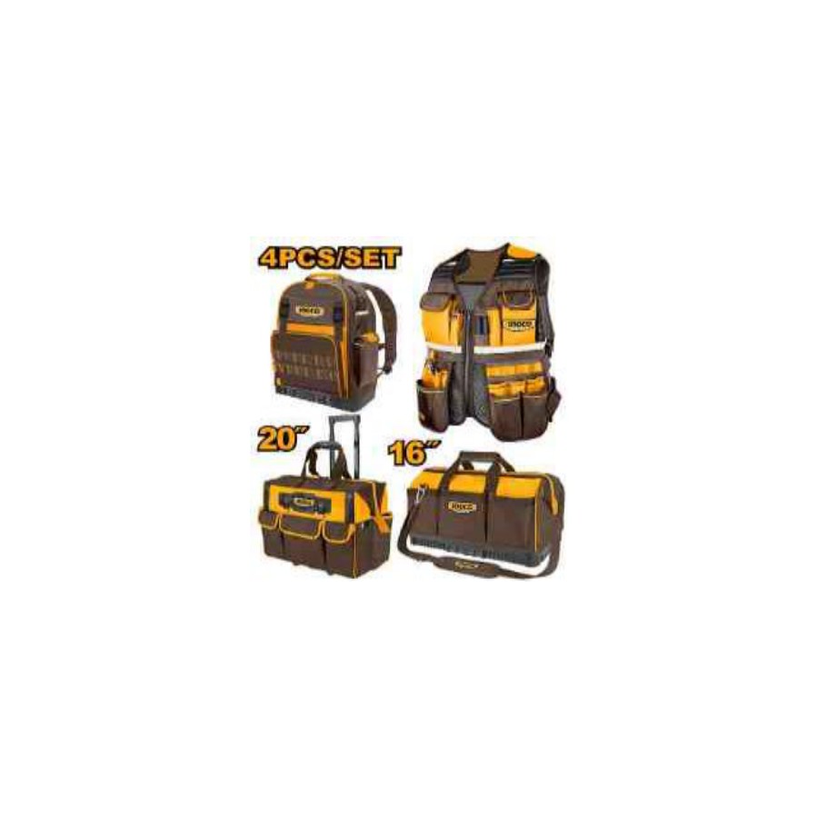INGCO 4 Pcs Tool bag set