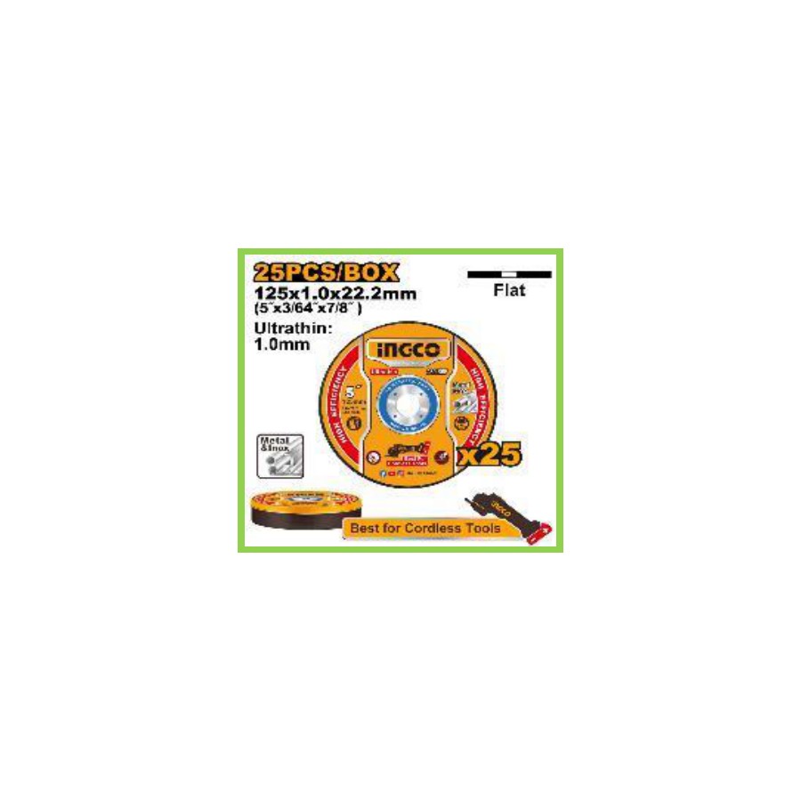 INGCO Ultra-thin metal cutting disc set