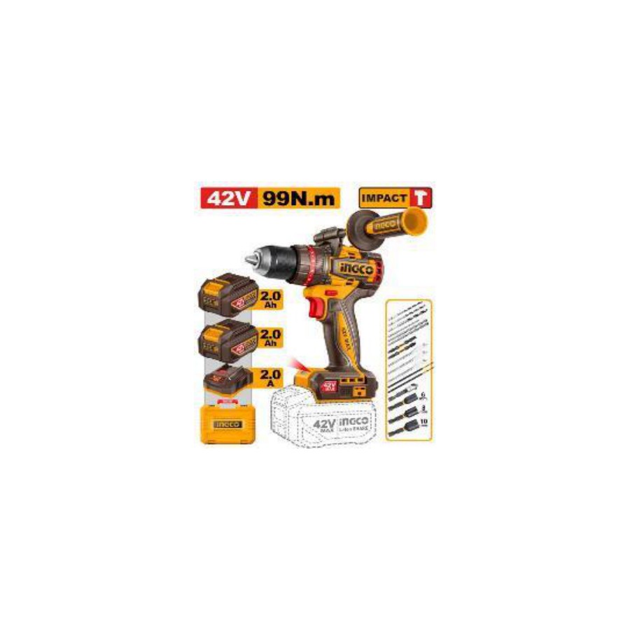 INGCO Brushless cordless impact drill
