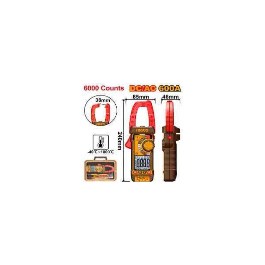 INGCO DC/AC clamp meter
