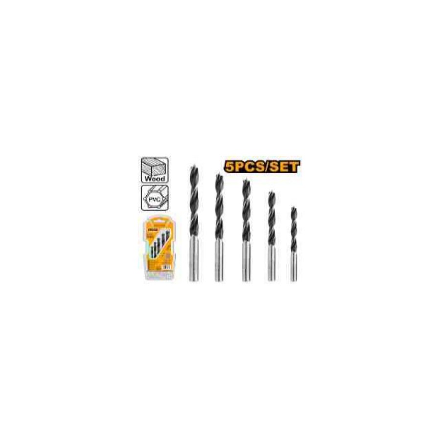 INGCO 5 Pcs wood drill bits set