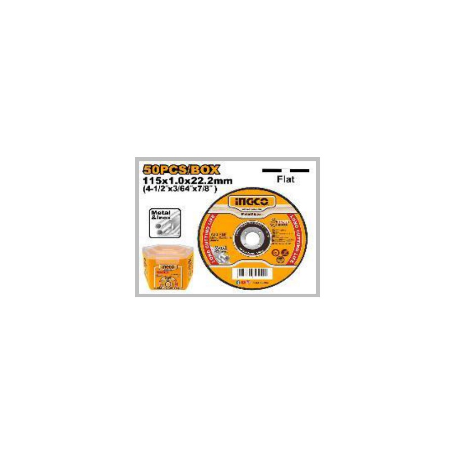 INGCO Abrasive metal cutting disc set
