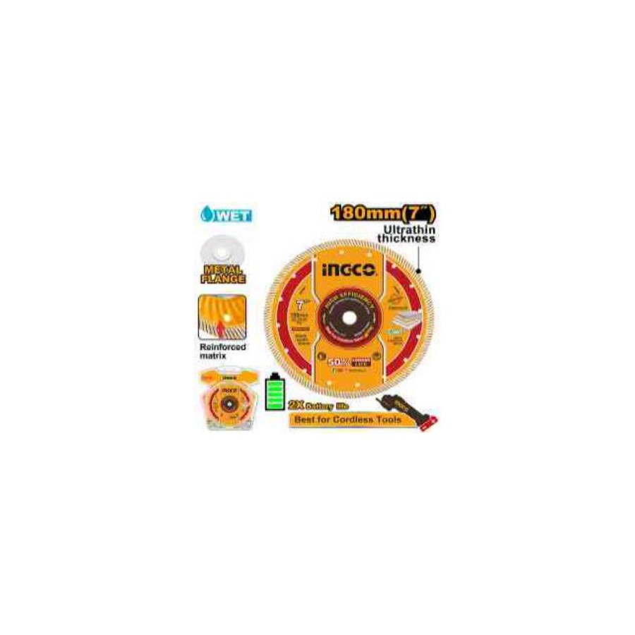 INGCO Ultrathin diamond disc (with flange)
