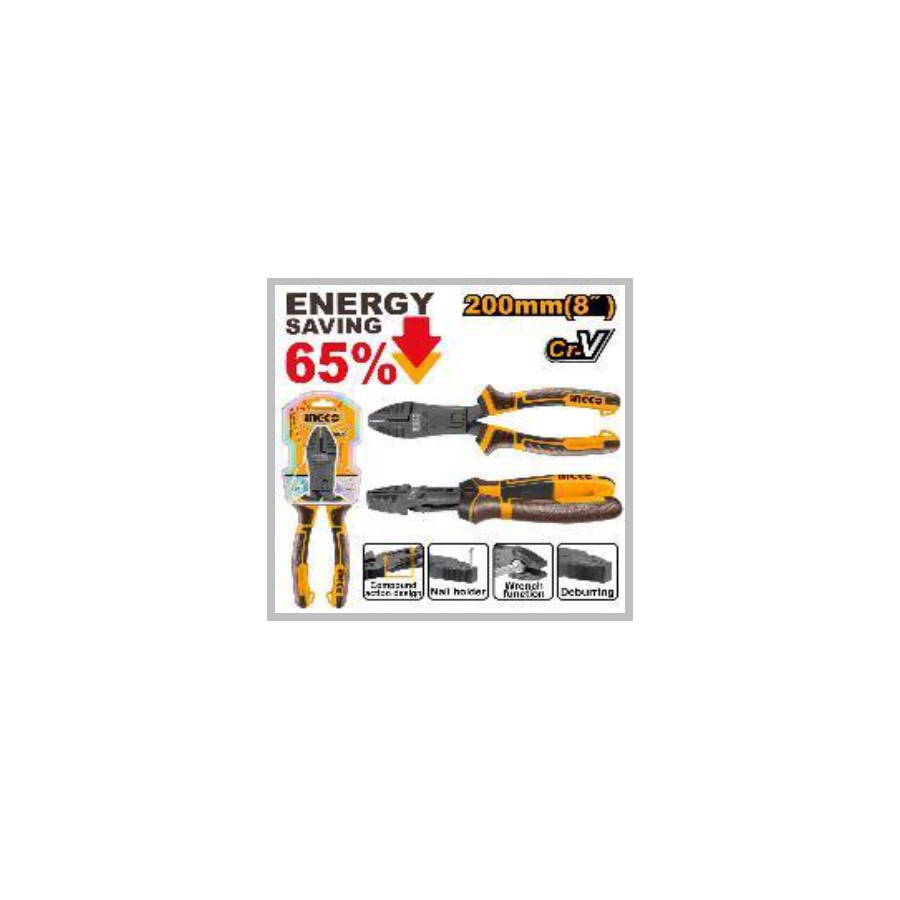 INGCO Compound action combination pliers