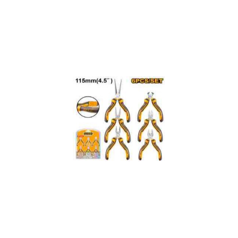 INGCO 6 Pcs mini pliers set