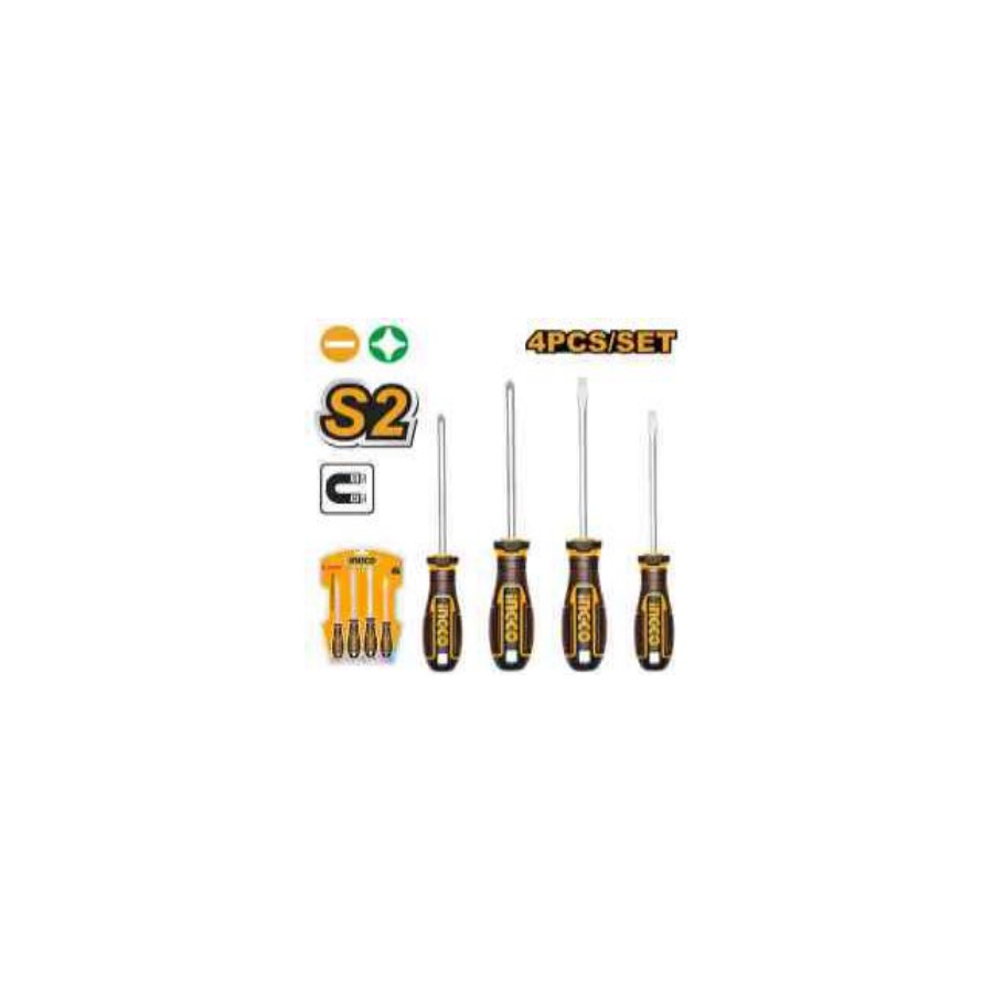 INGCO 4 Pcs screwdriver set