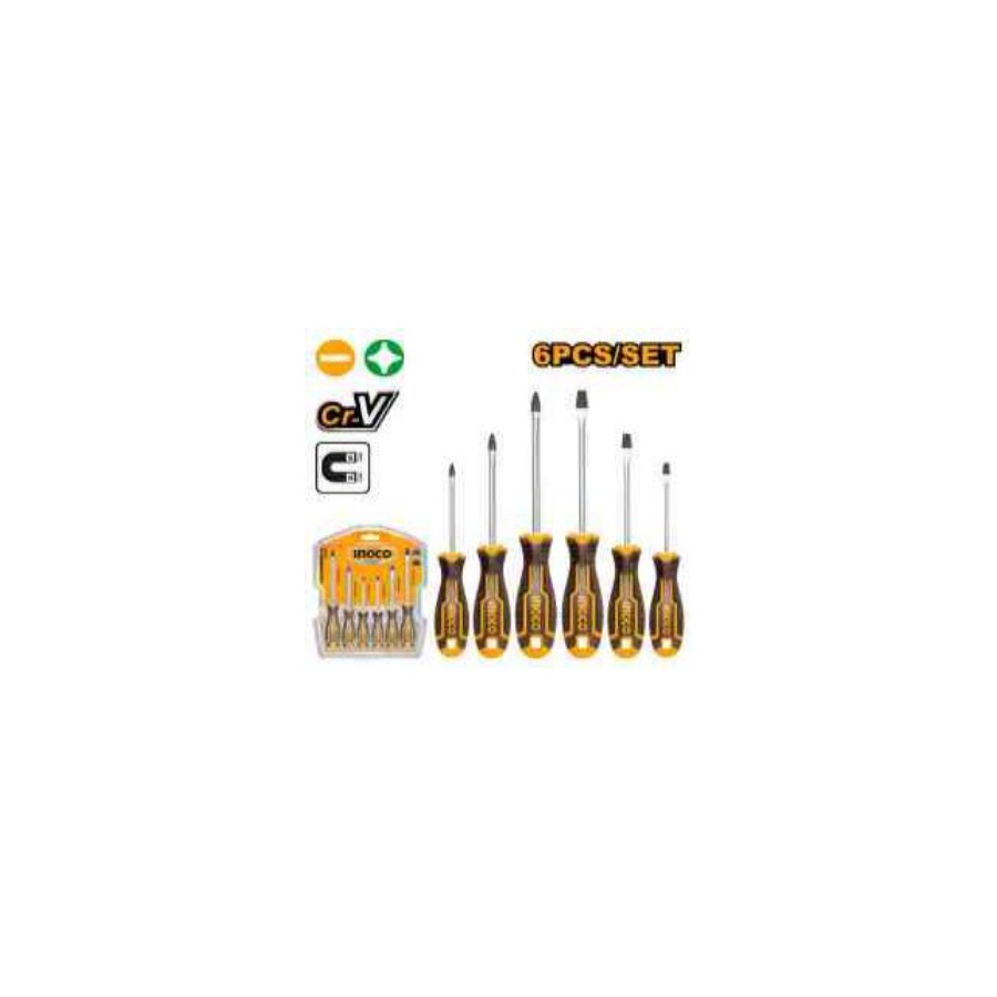INGCO 6 Pcs screwdriver set
