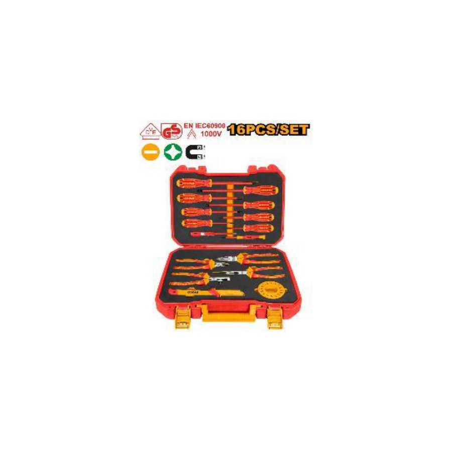 INGCO 16 Pcs insulated hand tools set