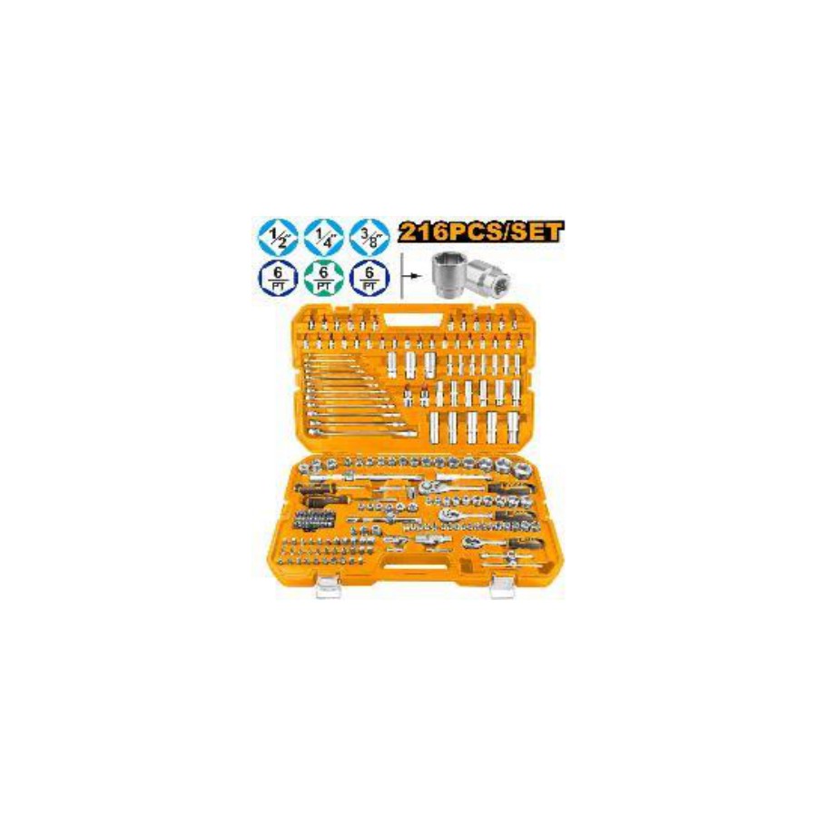INGCO 216 Pcs combination tools set