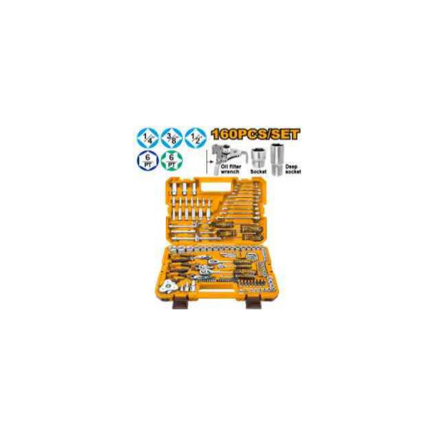 INGCO 160 Pcs combination tools set