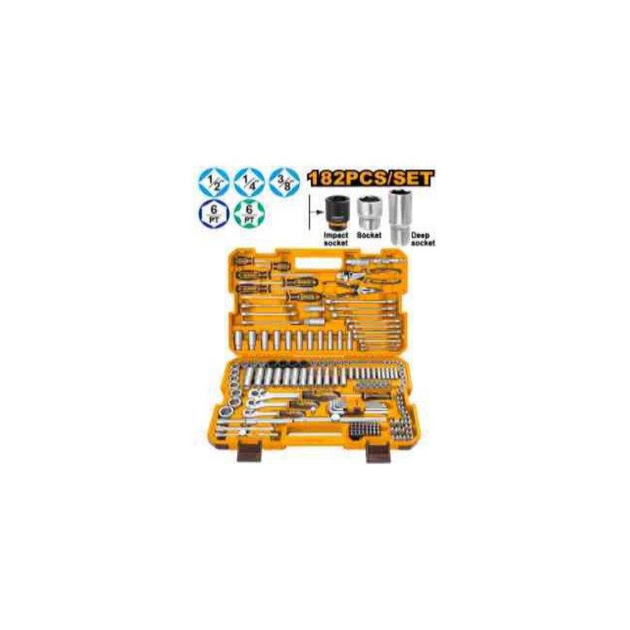 INGCO 182 Pcs Combination tools set