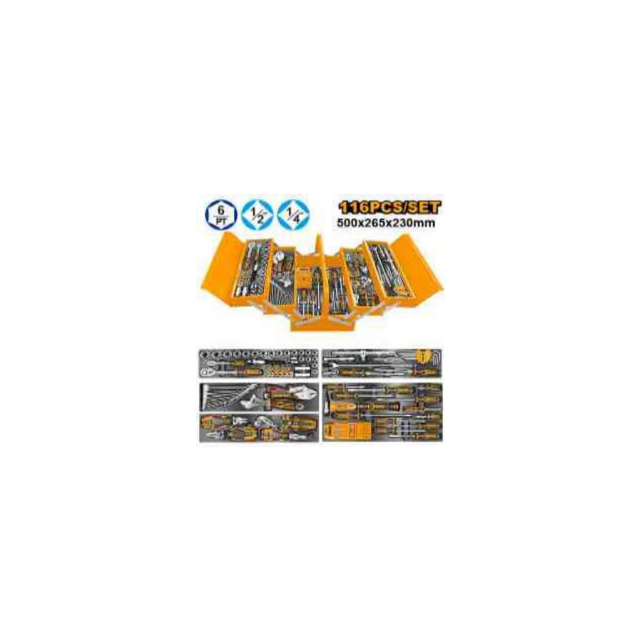 INGCO 116 Pcs Tools chest set