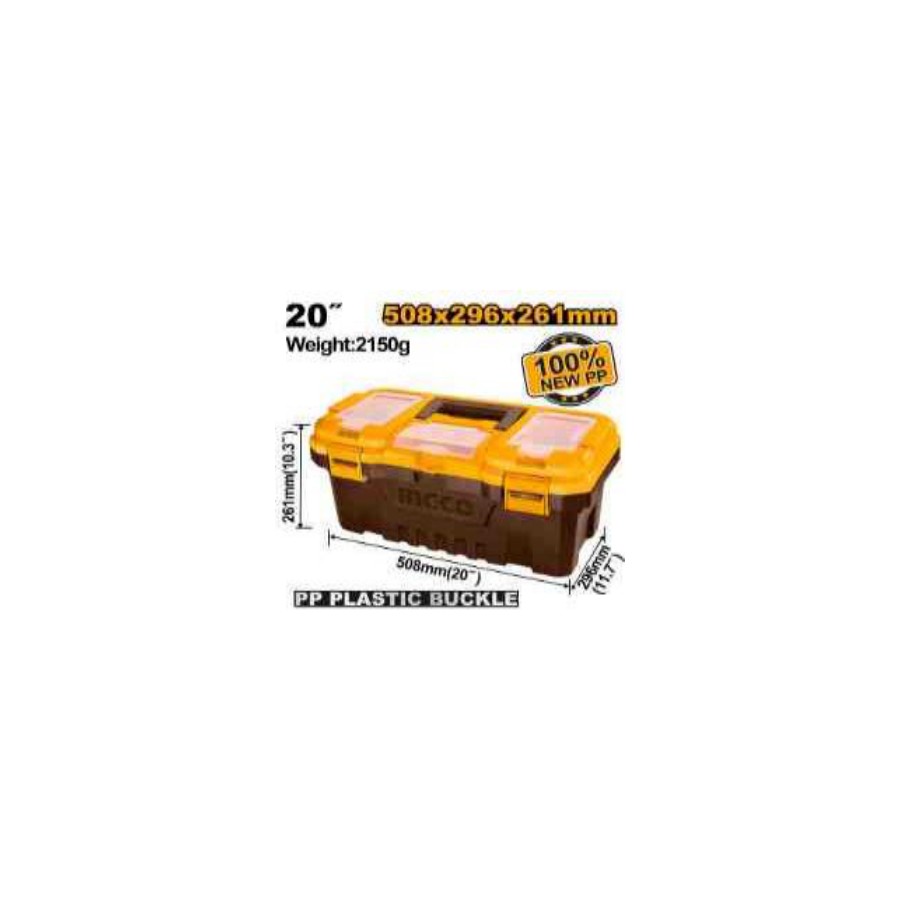 INGCO 20" Plastic tool box