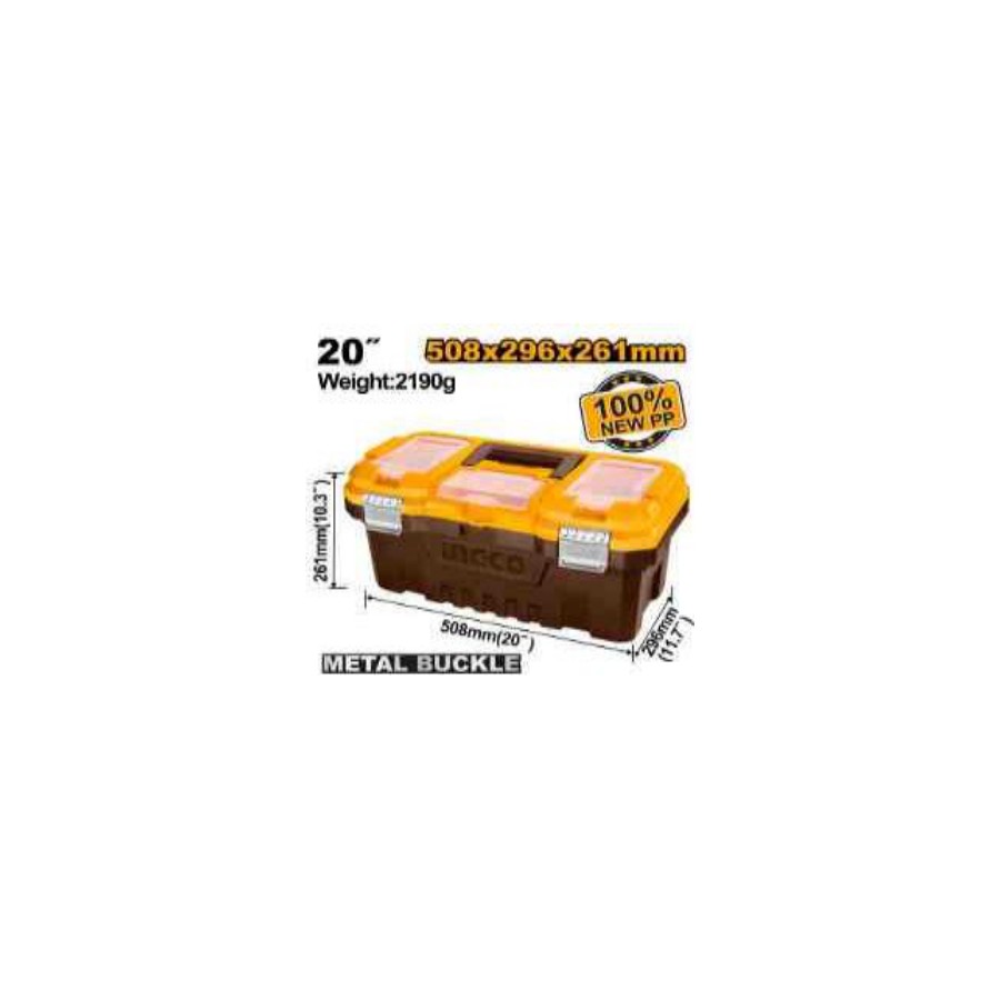 INGCO 20" Plastic tool box