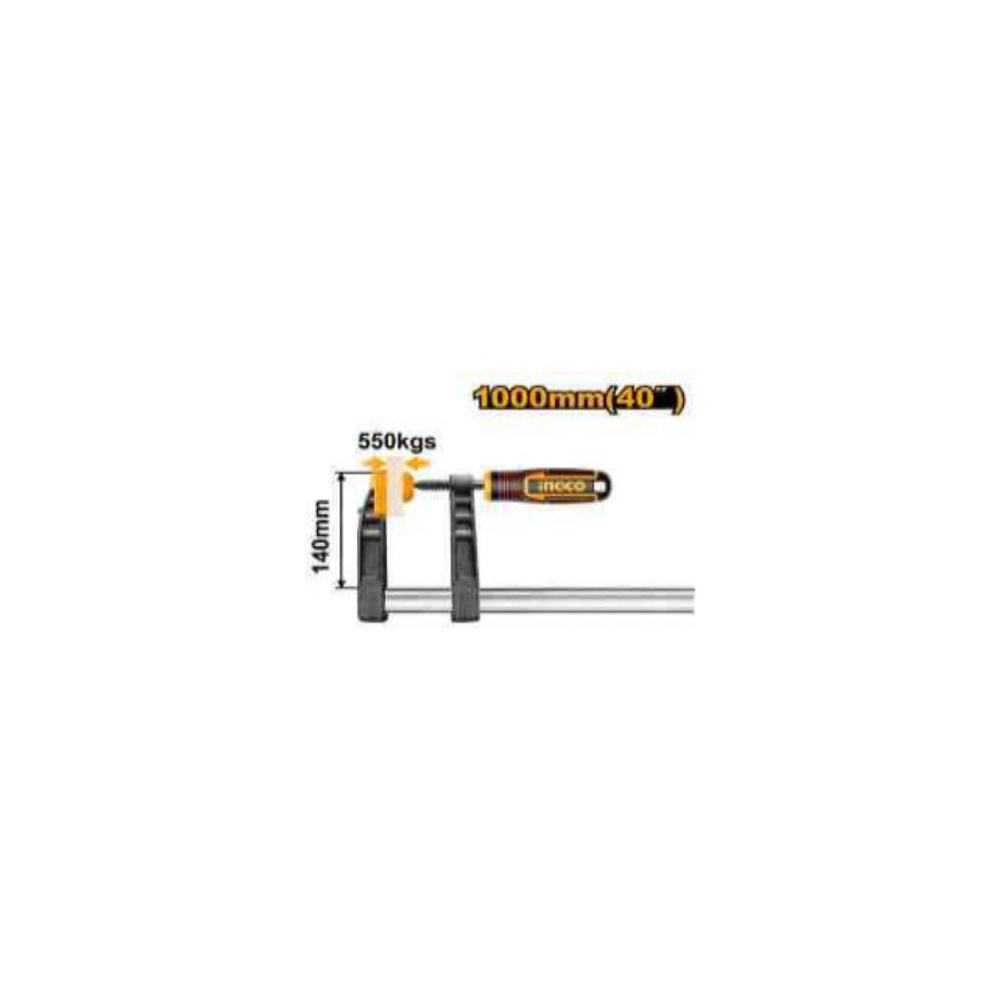 INGCO F clamp with plastic handle