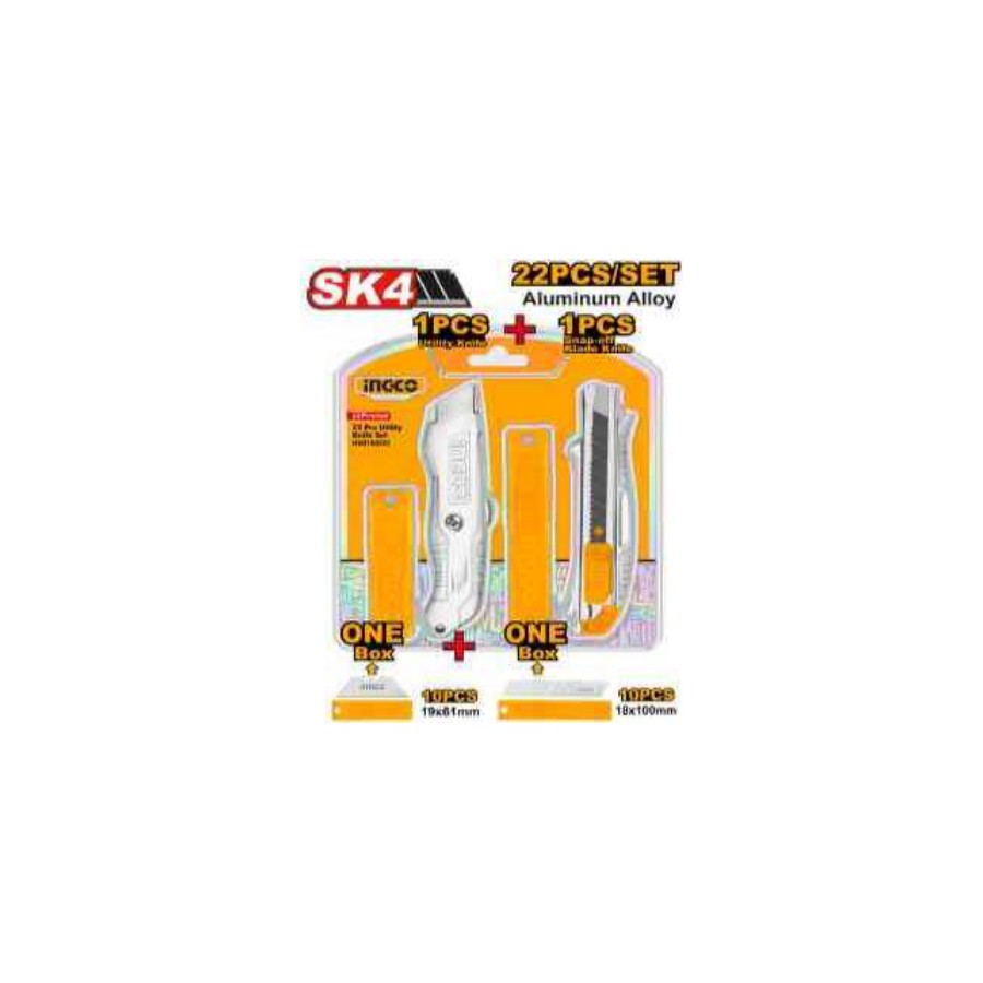 INGCO 22 Pcs utility knife set