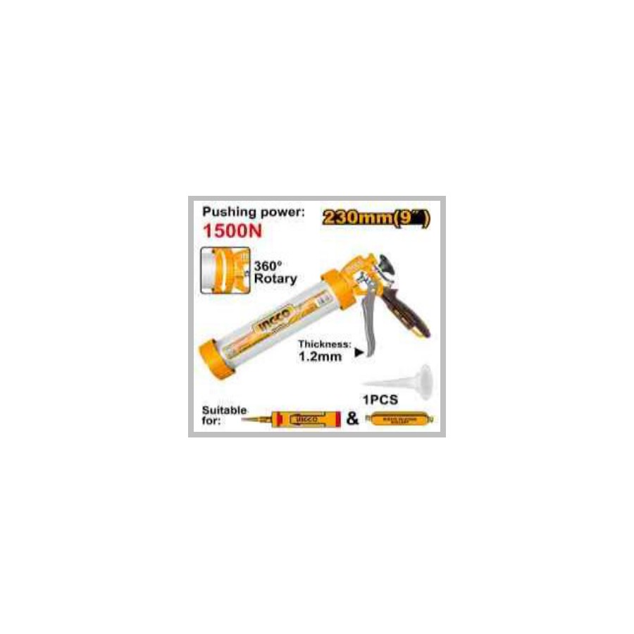 INGCO Aluminum caulking gun