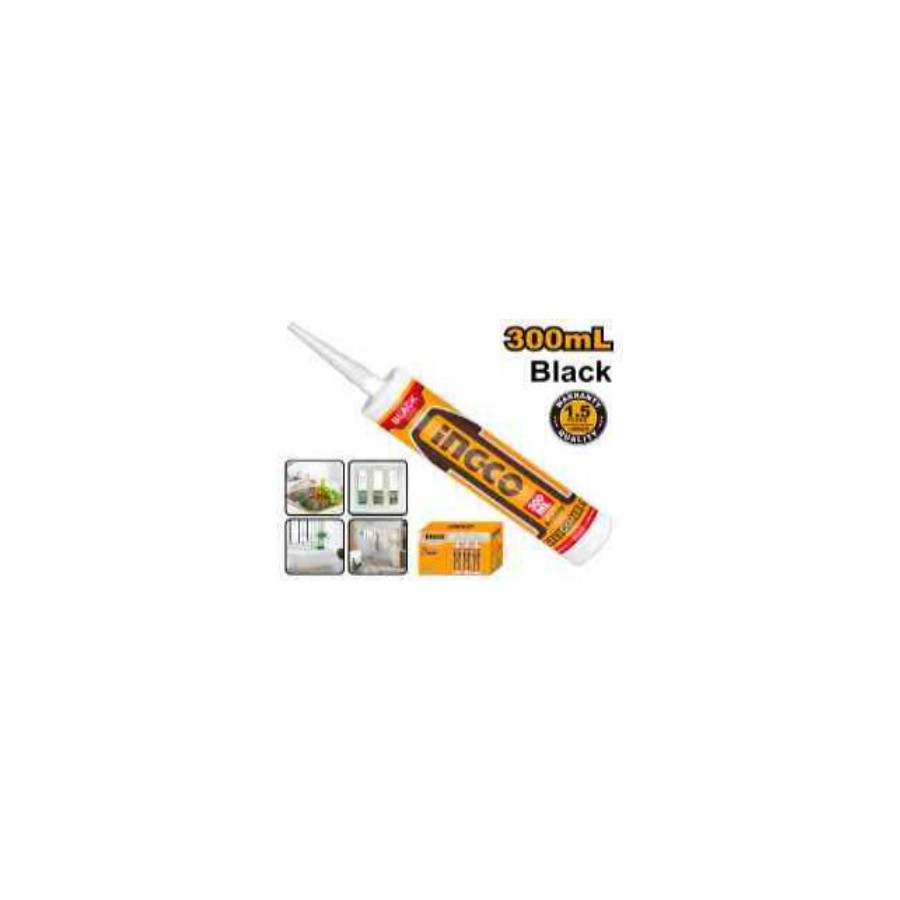 INGCO Acetic silicone sealant (black)
