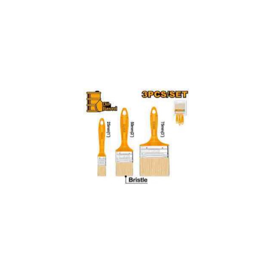 INGCO 3 Pcs paint brush set