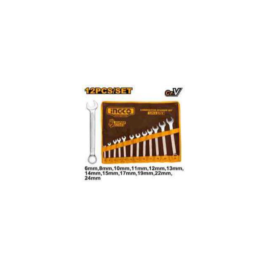 INGCO 12 Pcs Combination spanner set