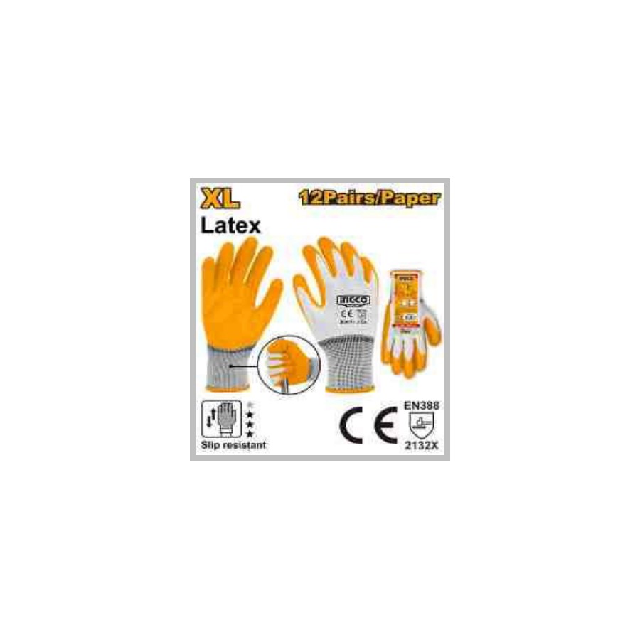 INGCO Latex gloves