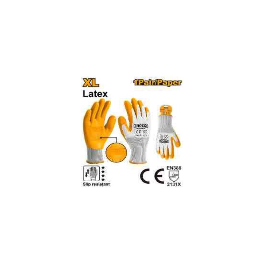 INGCO Latex gloves