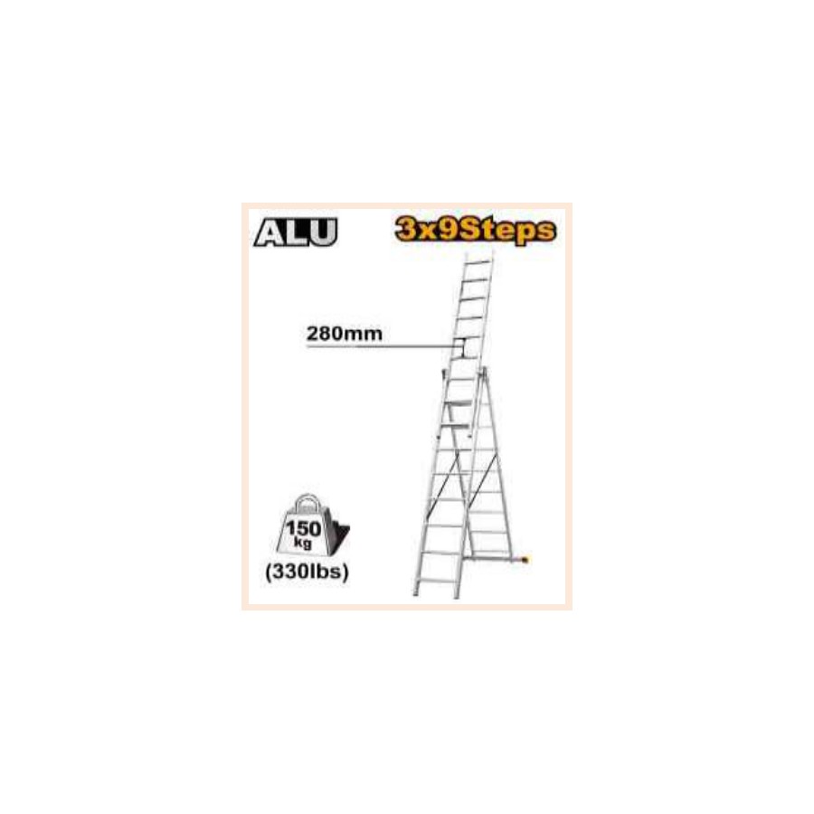 INGCO 3 Section extention ladder