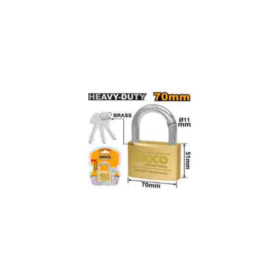 INGCO Heavy duty brass padlock