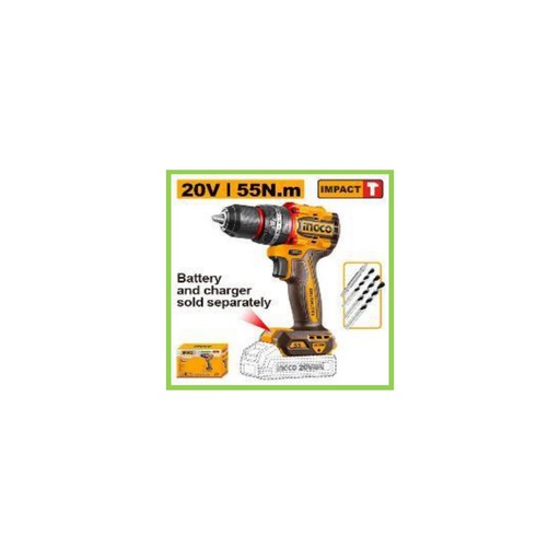 [CIDLI205581] INGCO Compact Brushless Cordless Impact Drill