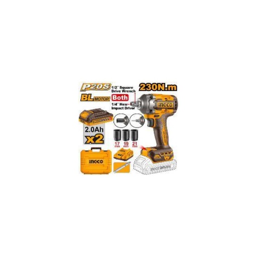 [CIWLI20236] INGCO Cordless impact driver&wrench