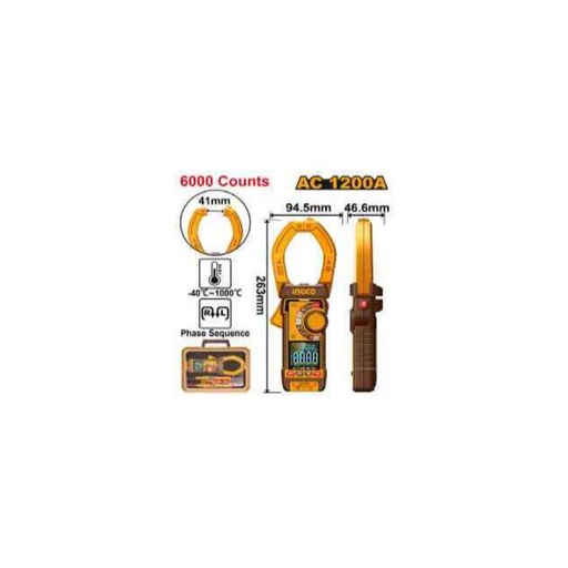 [DCM610001] INGCO Digital AC clamp meter