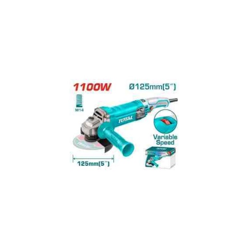 [TG110125565] TOTAL Angle Grinder 1100W 125mm (5") Variable Speed