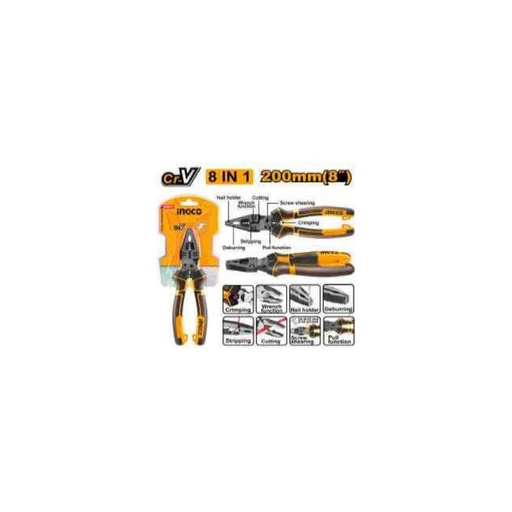 [HMFCP28200] INGCO 8-in-1 Multi-function combination pliers