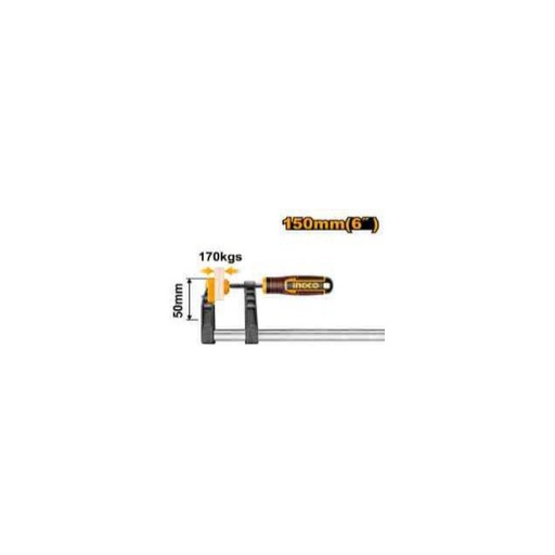 [HFC020501] INGCO F clamp with plastic handle