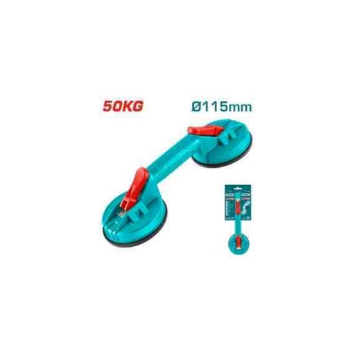 [TSP02501] TOTAL Double Cup Suction Lifter Ø115mm 50KG (Sucker)