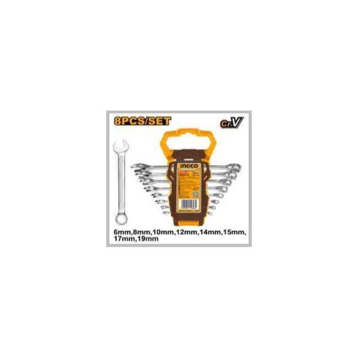 [HKSPA1088] INGCO 8 Pcs Combination spanner set