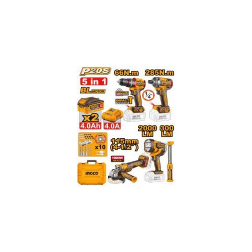 [COSLI250692] INGCO 4 Pcs Cordless combo kit